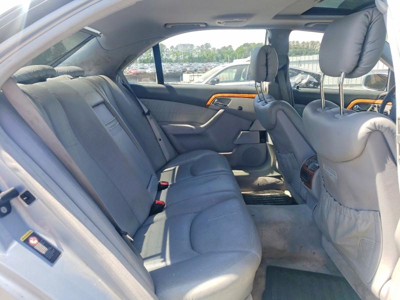 2001 Mercedes-benz S მანქანა იყიდება აუქციონზე, vin: WDBNG73J51A202955, აუქციონის ნომერი: 49782476