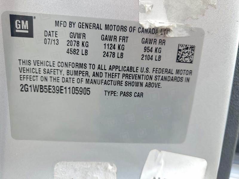 Продажа на аукционе авто 2014 Chevrolet Impala Limited, vin: 2G1WB5E39E1105905, номер лота: 47979776