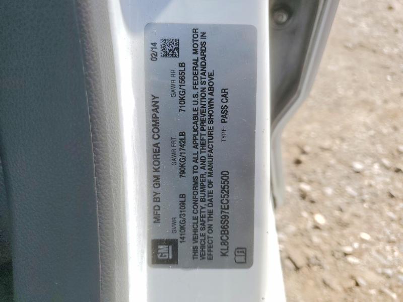 Продаж на аукціоні авто 2014 Chevrolet Spark, vin: KL8CB6S97EC525500, номер лоту: 50004626