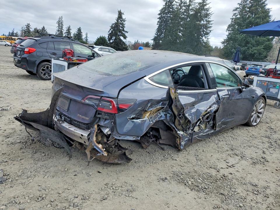 2019 Tesla Model 3 მანქანა იყიდება აუქციონზე, vin: 5YJ3E1EB8KF438428, აუქციონის ნომერი: 48824656