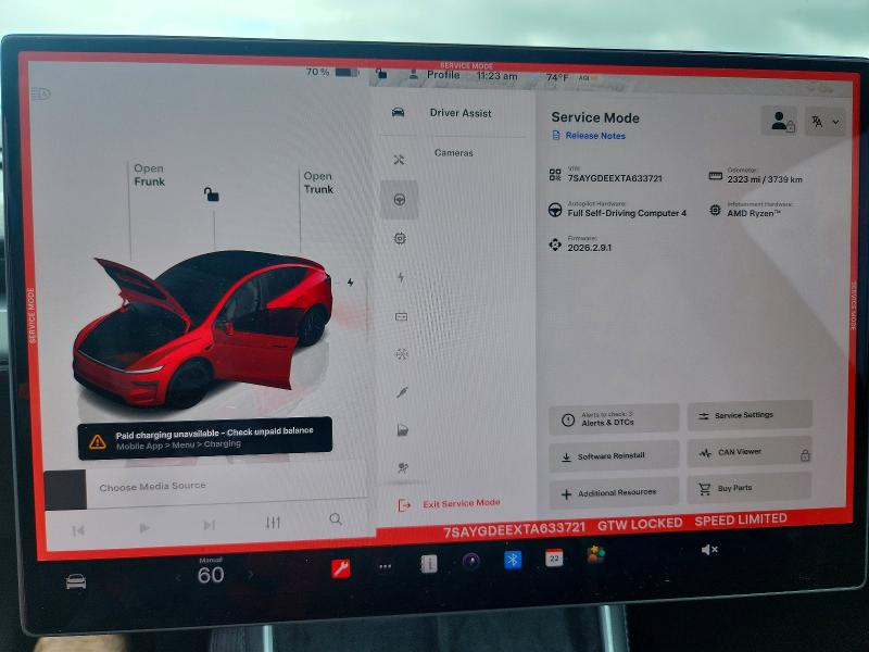 Продажа на аукционе авто 2026 Tesla Model Y, vin: 7SAYGDEEXTA633721, номер лота: 50767386