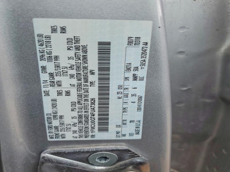 Aukcja sprzedaży 2015 Ford Escape, vin: 1FMCU0G74FUA73826, numer aukcji: 51019676