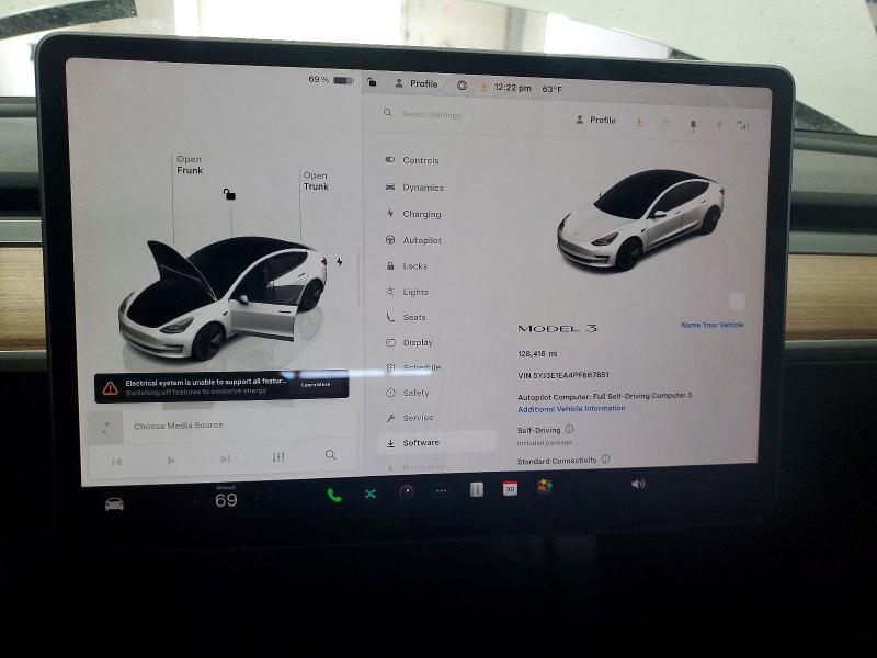 Aukcja sprzedaży 2023 Tesla Model 3, vin: 5YJ3E1EA4PF667851, numer aukcji: 51780456