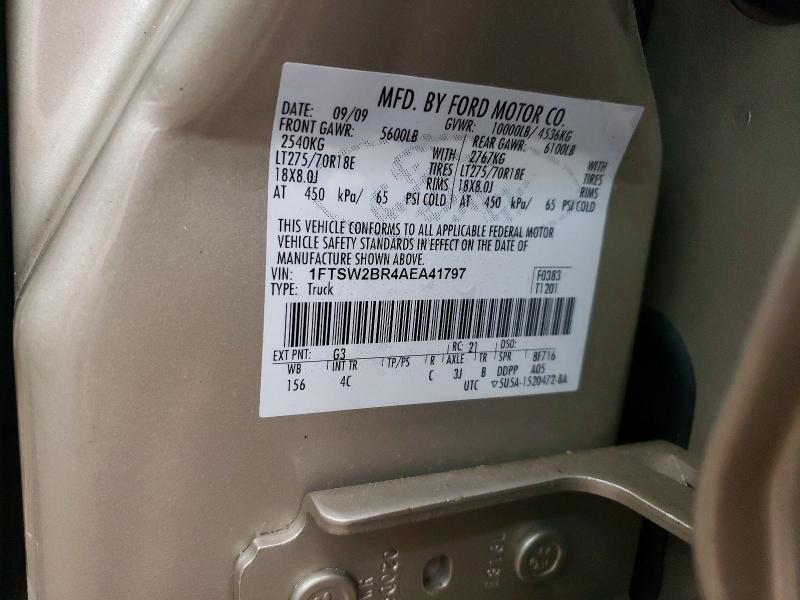 Aukcja sprzedaży 2010 Ford F250, vin: 1FTSW2BR4AEA41797, numer aukcji: 51660836
