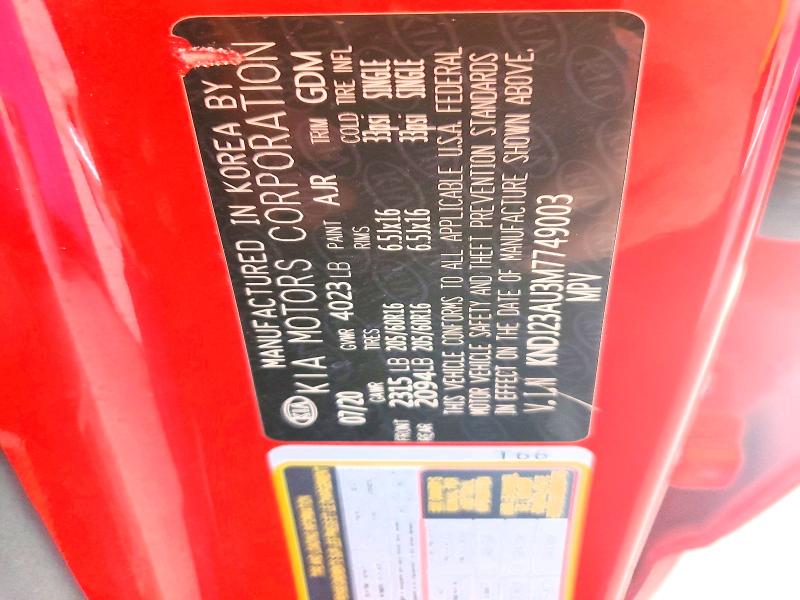 Aukcja sprzedaży 2021 Kia Soul, vin: KNDJ23AU3M7749003, numer aukcji: 50467336