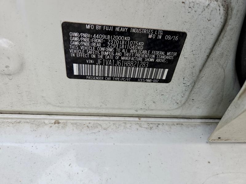 Продажа на аукционе авто 2017 Subaru Wrx, vin: JF1VA1J61H8821283, номер лота: 49604236