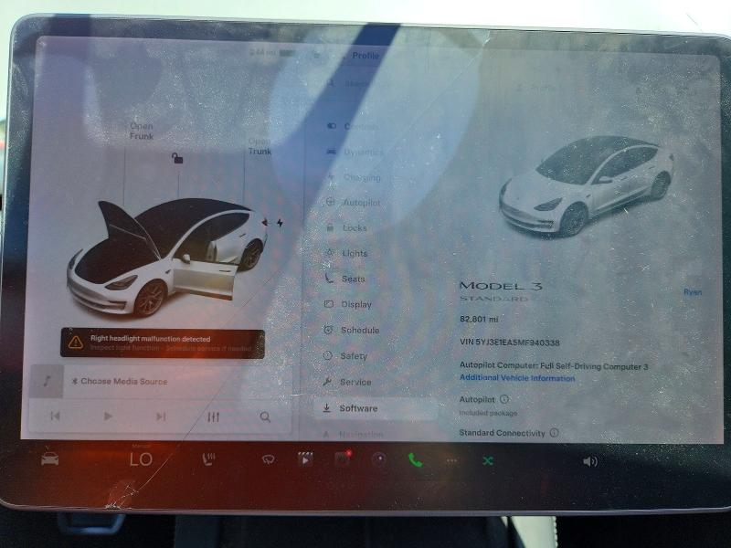 Aukcja sprzedaży 2021 Tesla Model 3, vin: 5YJ3E1EA5MF940338, numer aukcji: 49978016