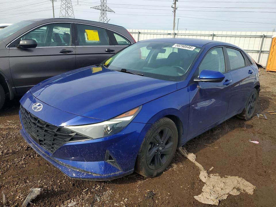 2021 Hyundai Elantra მანქანა იყიდება აუქციონზე, vin: 5NPLS4AG1MH000379, აუქციონის ნომერი: 50290546