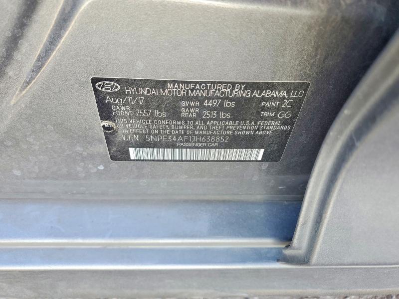 2018 Hyundai Sonata მანქანა იყიდება აუქციონზე, vin: 5NPE34AF1JH638852, აუქციონის ნომერი: 51119226