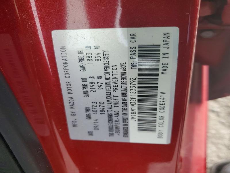 Aukcja sprzedaży 2015 Mazda 3, vin: JM1BM1M32F1233792, numer aukcji: 48666386