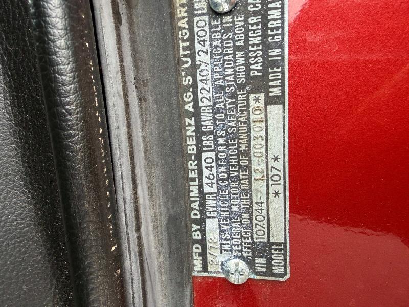 Продажа на аукционе авто 1972 Mercedes-benz 350sl, vin: 10704412003010, номер лота: 51358456