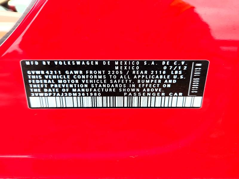 2013 Volkswagen Jetta მანქანა იყიდება აუქციონზე, vin: 3VWDP7AJ3DM361980, აუქციონის ნომერი: 51654916