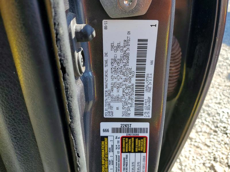 Продажа на аукционе авто 2011 Toyota Tundra, vin: 5TFUY5F17BX208698, номер лота: 48431596