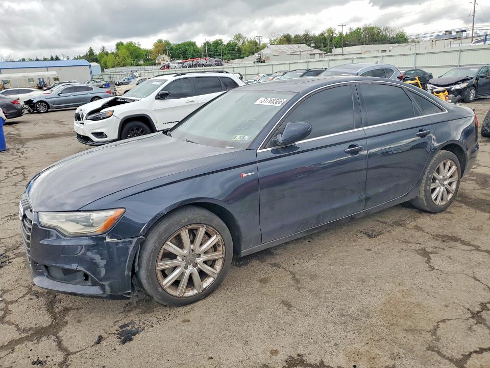 2014 Audi A6 მანქანა იყიდება აუქციონზე, vin: WAUFGAFCXEN095106, აუქციონის ნომერი: 51760566
