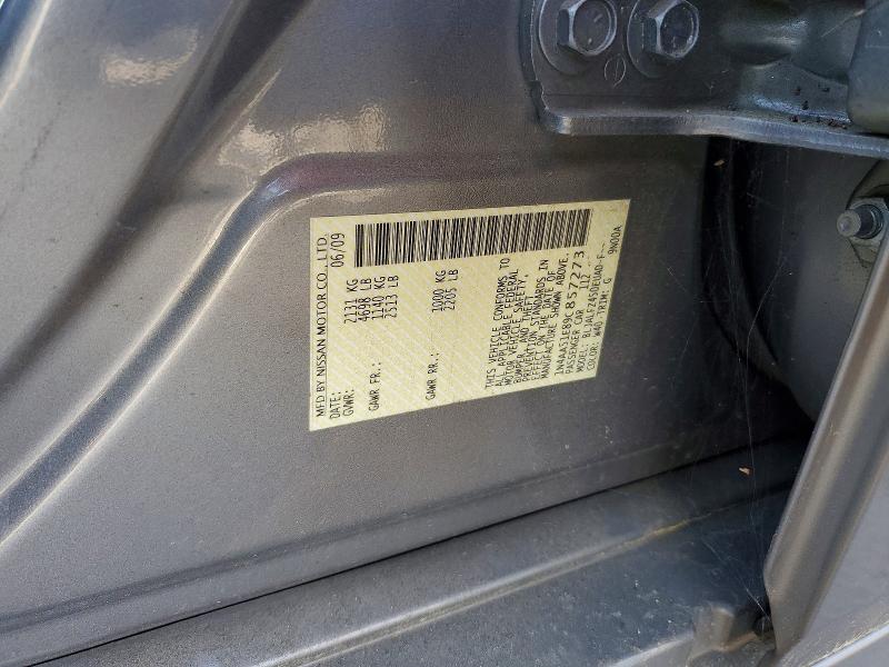 49220546 :رقم المزاد ، 1N4AA51E89C857273 vin ، 2009 Nissan Maxima مزاد بيع