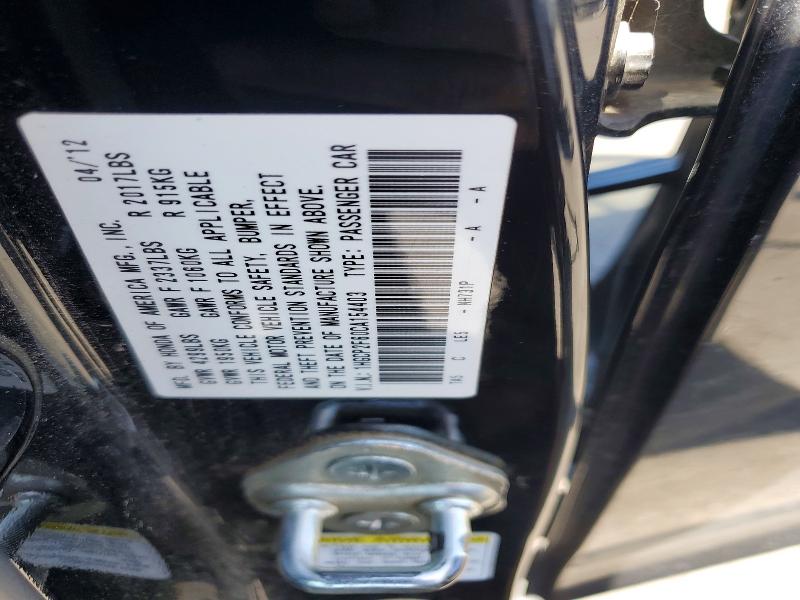 Aukcja sprzedaży 2012 Honda Accord, vin: 1HGCP2F60CA154403, numer aukcji: 48618466