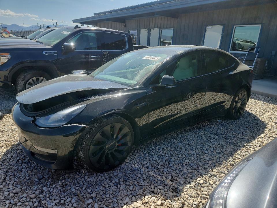 2023 Tesla Model 3 მანქანა იყიდება აუქციონზე, vin: 5YJ3E1EC8PF421225, აუქციონის ნომერი: 49794616
