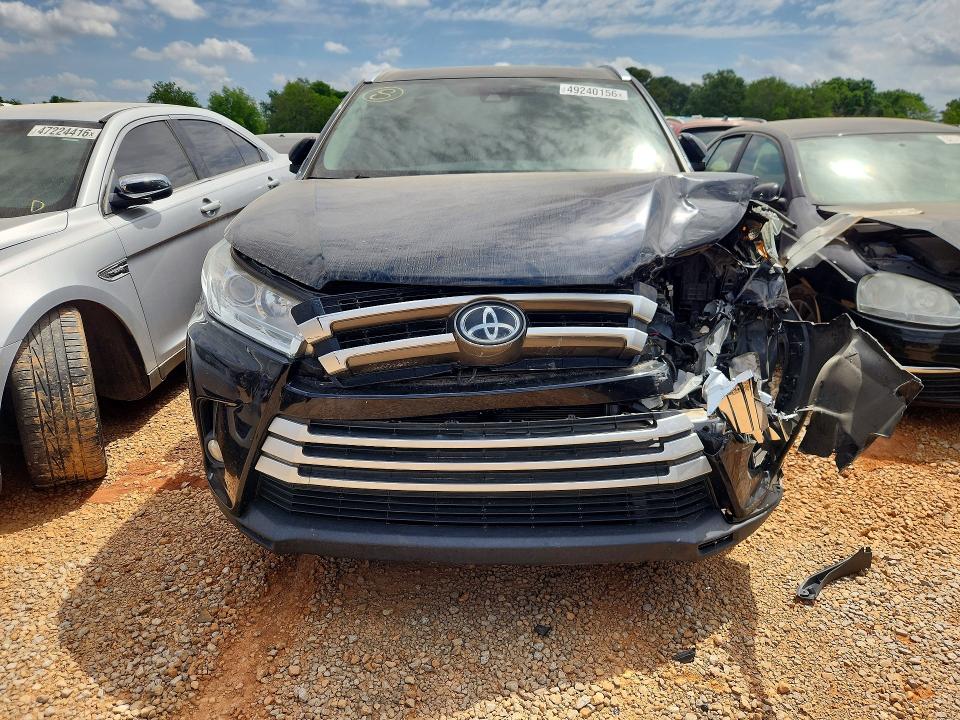 Продажа на аукционе авто 2019 Toyota Highlander, vin: 5TDKZRFH6KS348448, номер лота: 49240156