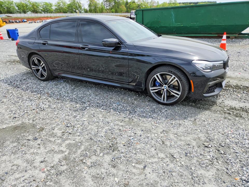 2019 Bmw 740 მანქანა იყიდება აუქციონზე, vin: WBA7E2C56KB218015, აუქციონის ნომერი: 48905326