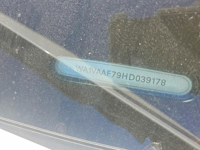 48785526 :رقم المزاد ، WA1VAAF79HD039178 vin ، 2017 Audi Q7 مزاد بيع