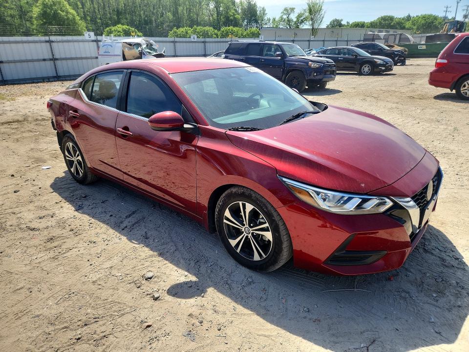 49627726 :رقم المزاد ، 3N1AB8CV9MY265180 vin ، 2021 Nissan Sentra مزاد بيع