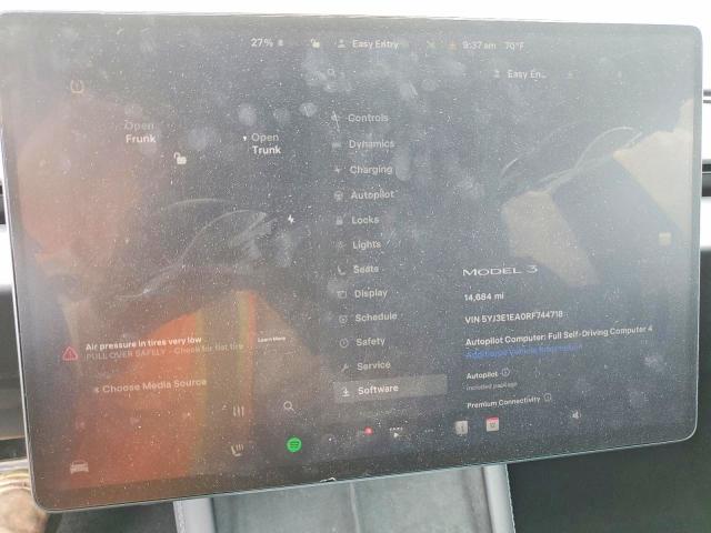 Продажа на аукционе авто 2024 Tesla Model 3, vin: 5YJ3E1EA0RF744718, номер лота: 47699836