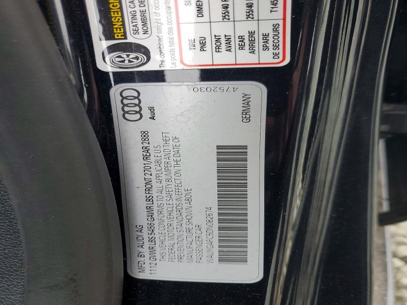 Продажа на аукционе авто 2013 Audi A7, vin: WAUYGAFC5DN082674, номер лота: 50672966