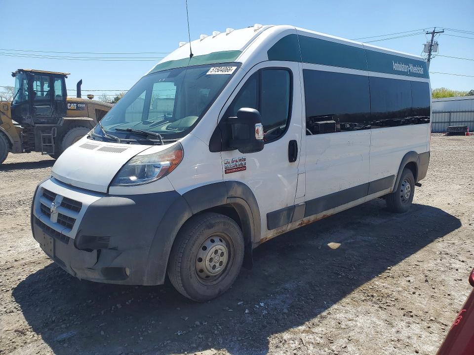 52972926 :رقم المزاد ، 3C6TRVPG8FE518786 vin ، 2015 Ram Promaster 1500 مزاد بيع