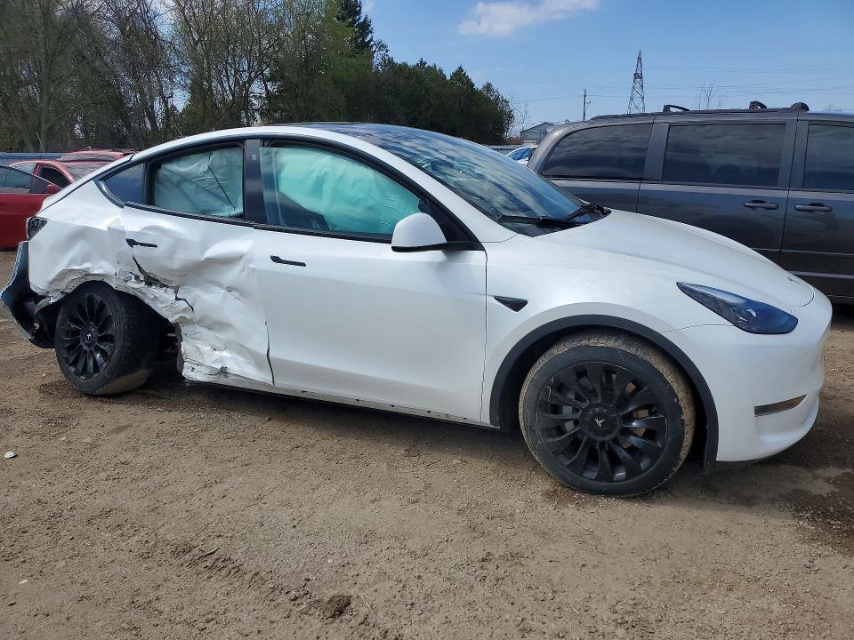 49054266 :رقم المزاد ، LRWYGDEE6PC110034 vin ، 2023 Tesla Model Y 75d Long Ran مزاد بيع