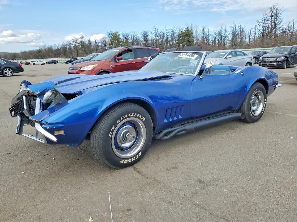 1968 Chevrolet Corvette მანქანა იყიდება აუქციონზე, vin: 194678S400736, აუქციონის ნომერი: 50484496