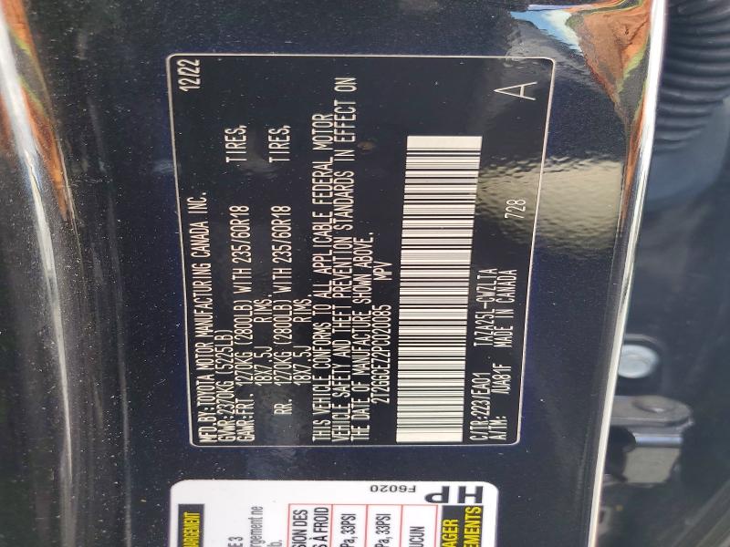 48680076 :رقم المزاد ، 2T2GGCEZ2PC020085 vin ، 2023 Lexus Nx 350 مزاد بيع