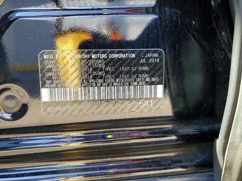 Продаж на аукціоні авто 2020 Mitsubishi Outlander, vin: JA4AZ3A36LZ007937, номер лоту: 51879266