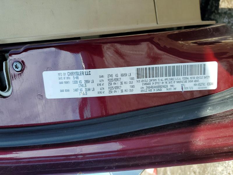 Продаж на аукціоні авто 2008 Chrysler Town & Country, vin: 2A8HR64XX8R824620, номер лоту: 51649246