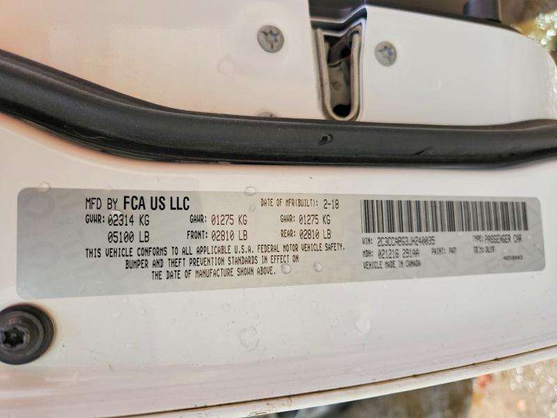 Продажа на аукционе авто 2018 Chrysler 300, vin: 2C3CCABG3JH240035, номер лота: 51088326