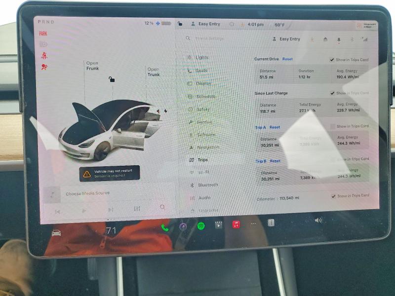 2020 Tesla Model 3 მანქანა იყიდება აუქციონზე, vin: 5YJ3E1EA5LF706778, აუქციონის ნომერი: 51662376