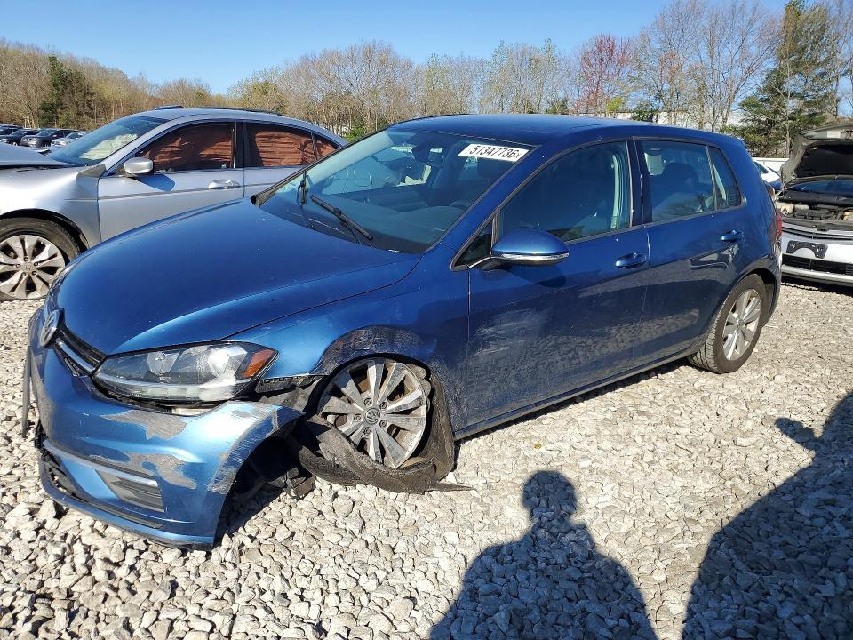 2021 Volkswagen Golf მანქანა იყიდება აუქციონზე, vin: 3VWG57AU0MM005502, აუქციონის ნომერი: 51347736