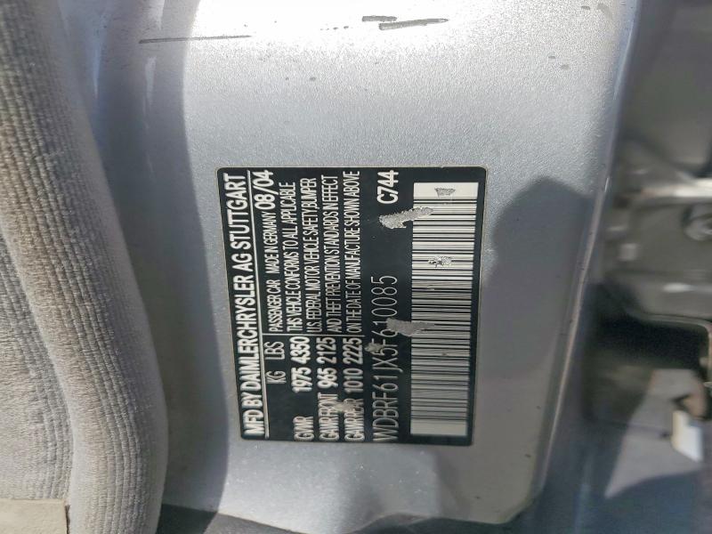 Aukcja sprzedaży 2005 Mercedes-benz C, vin: WDBRF61JX5F610085, numer aukcji: 48926206