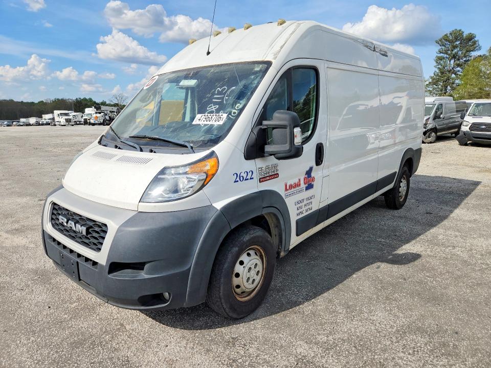 47968706 :رقم المزاد ، 3C6ERVDG3ME508113 vin ، 2021 Ram Promaster 2500 مزاد بيع