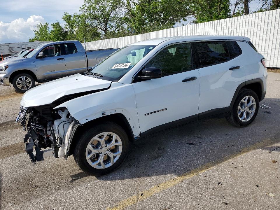 2024 Jeep Compass მანქანა იყიდება აუქციონზე, vin: 3C4NJDAN4RT164226, აუქციონის ნომერი: 51016176