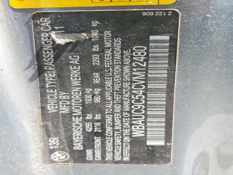 Продажа на аукционе авто 2012 Bmw 135, vin: WBAUC9C54CVM12480, номер лота: 51409886