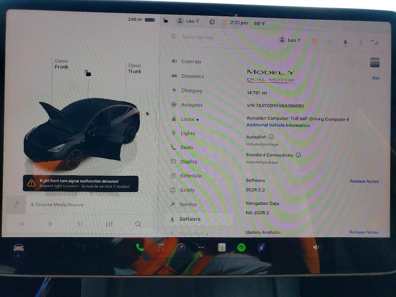 Aukcja sprzedaży 2024 Tesla Model Y, vin: 7SAYGDEF5RA269550, numer aukcji: 48675466