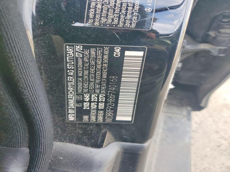 Aukcja sprzedaży 2006 Mercedes Benz C, vin: WDBRF92H86F740168, numer aukcji: 49780936