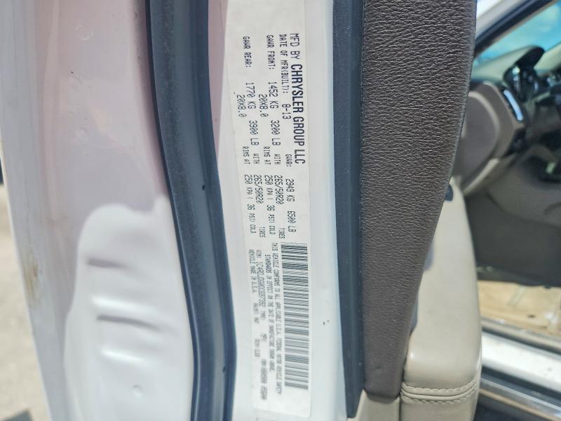 2013 Dodge Durango მანქანა იყიდება აუქციონზე, vin: 1C4RDJDG0DC697392, აუქციონის ნომერი: 51564046