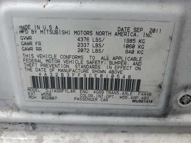 Продаж на аукціоні авто 2012 Mitsubishi Galant, vin: 4A32B3FF9CE010546, номер лоту: 51107116