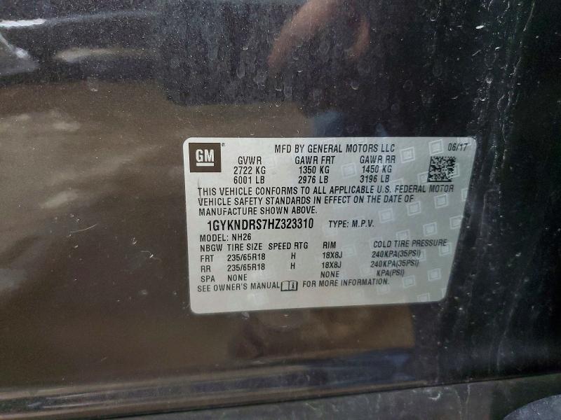 Продаж на аукціоні авто 2017 Cadillac Xt5, vin: 1GYKNDRS7HZ323310, номер лоту: 51171626