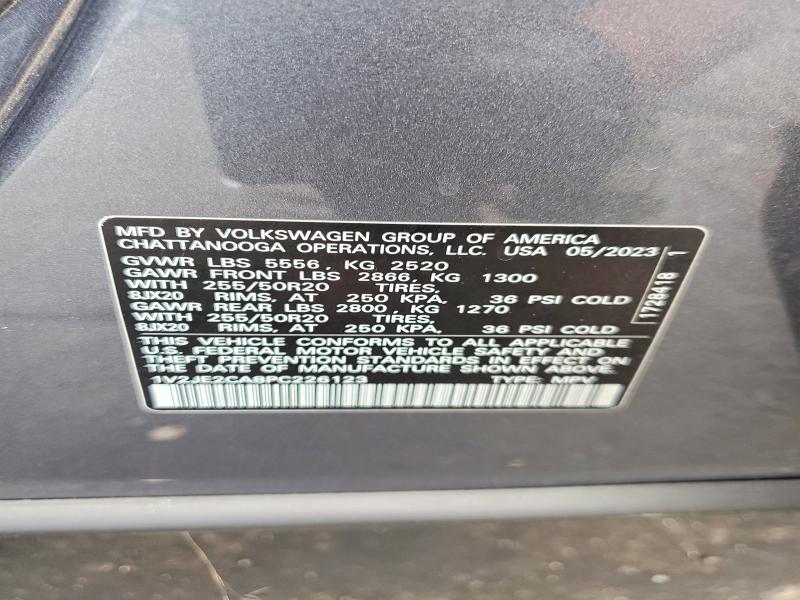 Aukcja sprzedaży 2023 Volkswagen Atlas Cross Sport, vin: 1V2JE2CA8PC226123, numer aukcji: 51294696