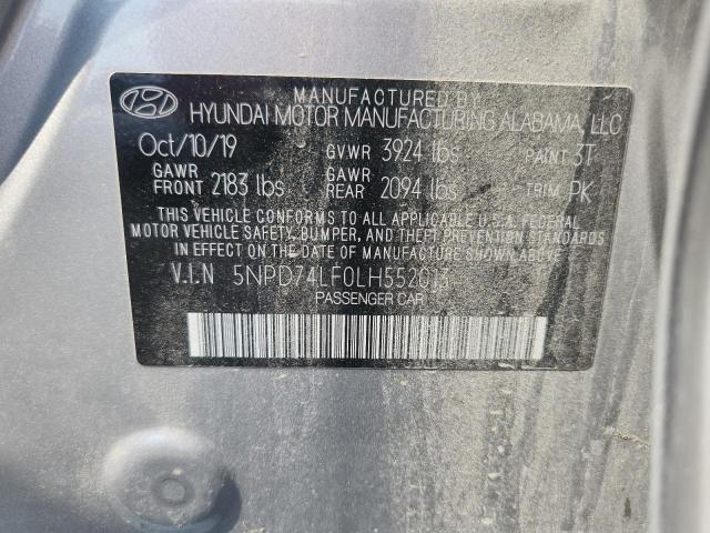Aukcja sprzedaży 2020 Hyundai Elantra, vin: 5NPD74LF0LH552013, numer aukcji: 49807086