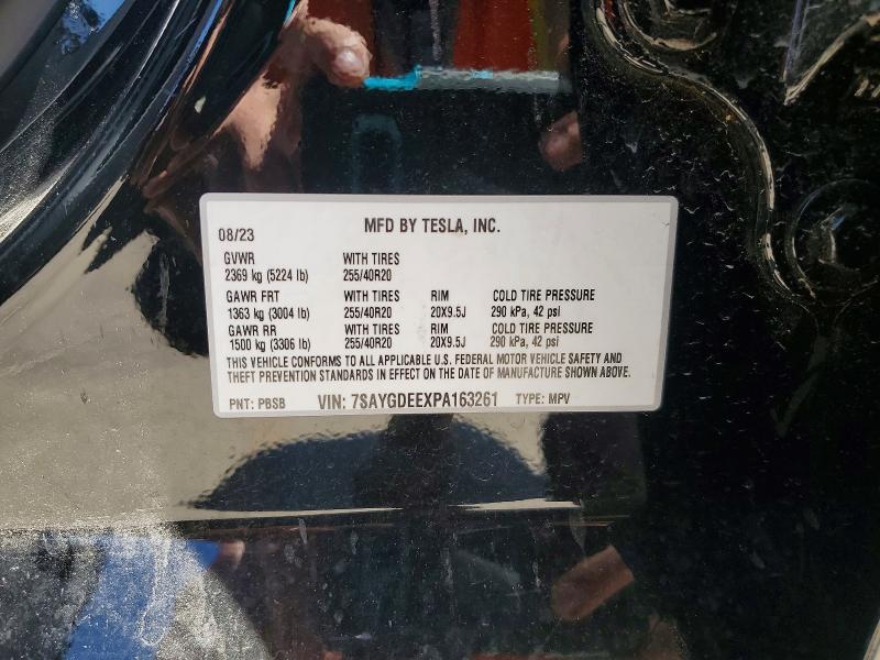 Продаж на аукціоні авто 2023 Tesla Model Y, vin: 7SAYGDEEXPA163261, номер лоту: 48248526