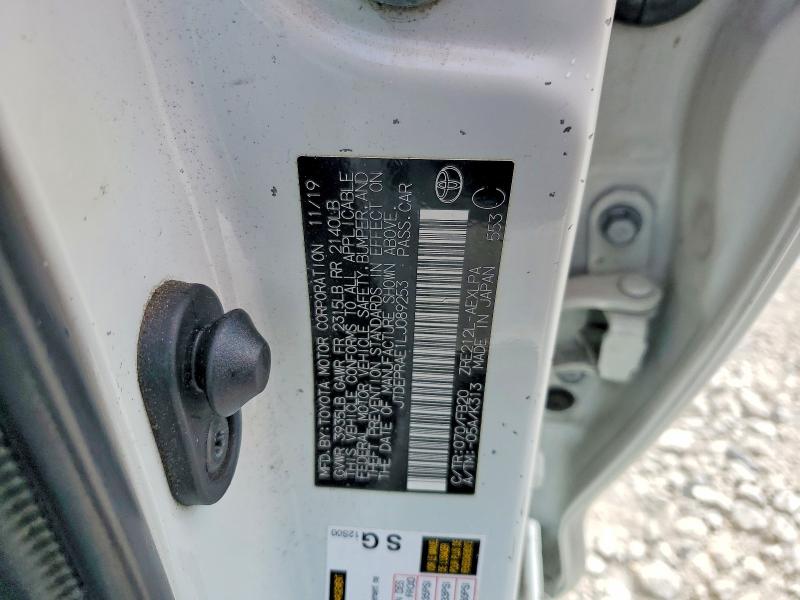 48046016 :رقم المزاد ، JTDEPRAE1LJ089253 vin ، 2020 Toyota Corolla مزاد بيع