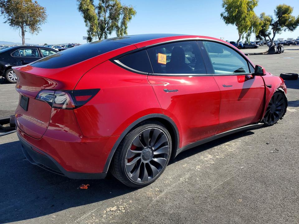 2022 Tesla Model Y მანქანა იყიდება აუქციონზე, vin: 7SAYGDEF0NF448978, აუქციონის ნომერი: 50959616